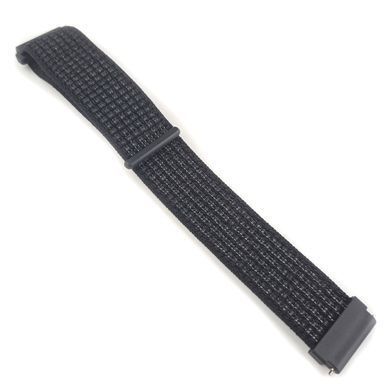 Ремінець Bonchic Nylon для Xiaomi Amazfit Bip/ Bip Lite/ Bip S Lite/ GTR 42mm/GTS/ TicWatch S2/TicWatch E Black NL00BL01-22