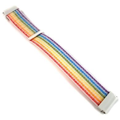 Ремешок Bonchic Nylon для Xiaomi Amazfit Bip/Bip Lite/Bip S Lite/GTR 42mm/GTS/ TicWatch S2/ TicWatch E Rainbow BNL00RB01-22