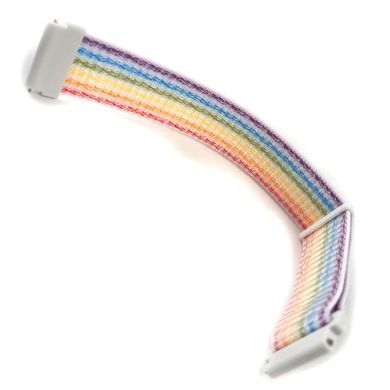Ремешок Bonchic Nylon для Xiaomi Amazfit Bip/Bip Lite/Bip S Lite/GTR 42mm/GTS/ TicWatch S2/ TicWatch E Rainbow BNL00RB01-20XI