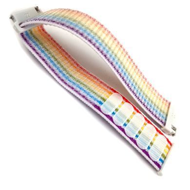Ремешок Bonchic Nylon для Xiaomi Amazfit Bip/Bip Lite/Bip S Lite/GTR 42mm/GTS/ TicWatch S2/ TicWatch E Rainbow BNL00RB01-20XI