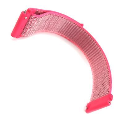 Ремешок Bonchic Nylon для Xiaomi Amazfit Bip/ Bip Lite/ GTR 42mm/GTS/ TicWatch S2/ TicWatch E Pink BNL00PN01-20XI