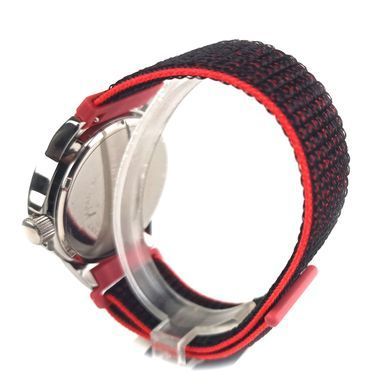 Ремешок Bonchic Nylon для Xiaomi Amazfit Bip/Bip Lite/Bip S Lite/GTR 42mm/GTS/TicWatch S2/TicWatch E Black-Red BNL00BL02-20XI