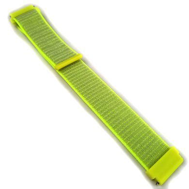 Ремешок Bonchic Nylon для Xiaomi Amazfit Bip/ Bip Lite/ Bip S Lite/GTR 42mm/GTS/TicWatch S2/ TicWatch E Yellow BNL00YE01-20XI