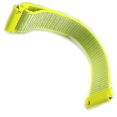 Ремешок Bonchic Nylon для Xiaomi Amazfit Bip/ Bip Lite/ Bip S Lite/GTR 42mm/GTS/TicWatch S2/ TicWatch E Yellow BNL00YE01-20XI
