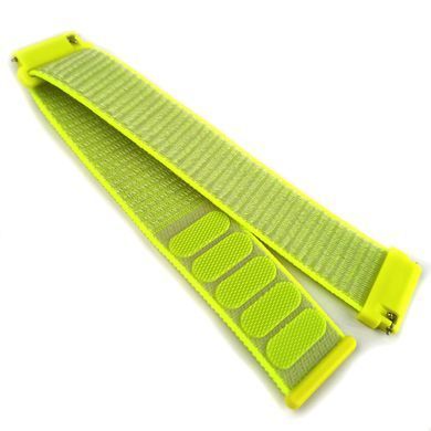 Ремешок Bonchic Nylon для Xiaomi Amazfit Bip/ Bip Lite/ Bip S Lite/GTR 42mm/GTS/TicWatch S2/ TicWatch E Yellow BNL00YE01-20XI