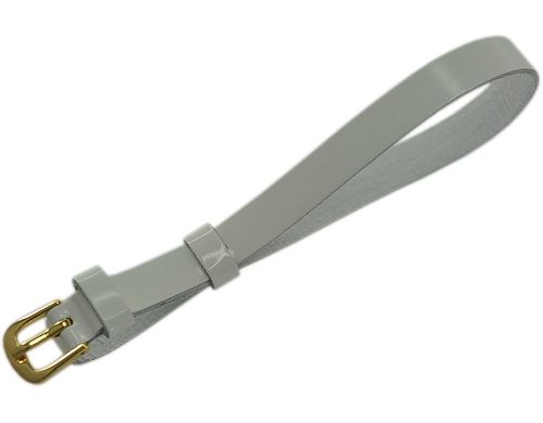Сплошной ремешок Level 8 мм белый лак (lvlc-084)