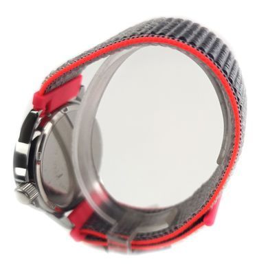 Ремешок Bonchic Nylon для Xiaomi Amazfit Bip/Bip Lite/Bip S Lite/GTR 42mm/GTS/ TicWatch S2/TicWatch E Gray-Red BNL00GR02-20XI