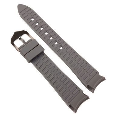 Ремешок для часов каучуковый ширина 18 мм SL RC1800GR-01