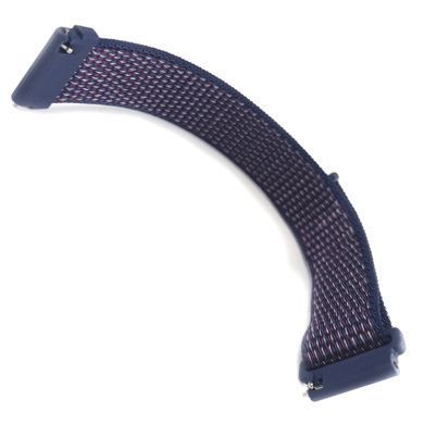 Ремешок Bonchic Nylon для Xiaomi Amazfit Bip/ Bip Lite/ GTR 42mm/GTS/ TicWatch S2/ TicWatch E Deep Blue BNL00BU02-20XI