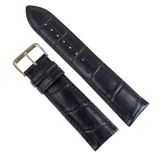 Кожаный ремешок для часов ширина 22 мм Aono AN01BL01-22