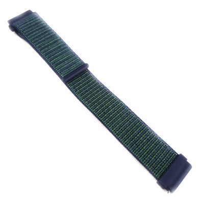 Ремешок Bonchic Nylon для Xiaomi Amazfit Bip/ Bip Lite/ GTR 42mm/GTS/ TicWatch S2/ TicWatch E Green Blue BNL00GN01-20XI