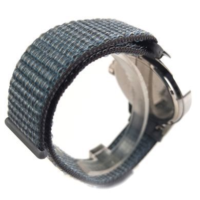 Ремешок Bonchic Nylon для Xiaomi Amazfit Bip/ Bip Lite/ GTR 42mm/GTS/ TicWatch S2/ TicWatch E Gray Blue BNL00GR05-20XI