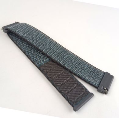Ремешок Bonchic Nylon для Xiaomi Amazfit Bip/ Bip Lite/ GTR 42mm/GTS/ TicWatch S2/ TicWatch E Gray Blue BNL00GR05-20XI