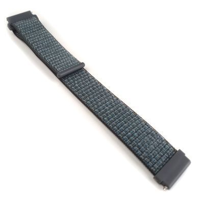 Ремешок Bonchic Nylon для Xiaomi Amazfit Bip/ Bip Lite/ GTR 42mm/GTS/ TicWatch S2/ TicWatch E Gray Blue BNL00GR05-20XI